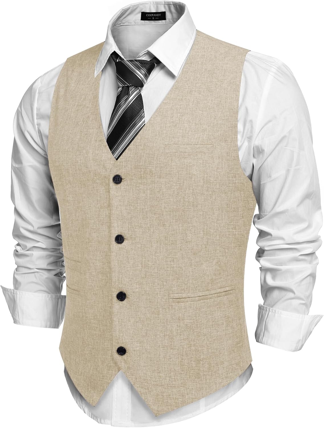 COOFANDY Men's Casual Business Vests for Stylish Occasions