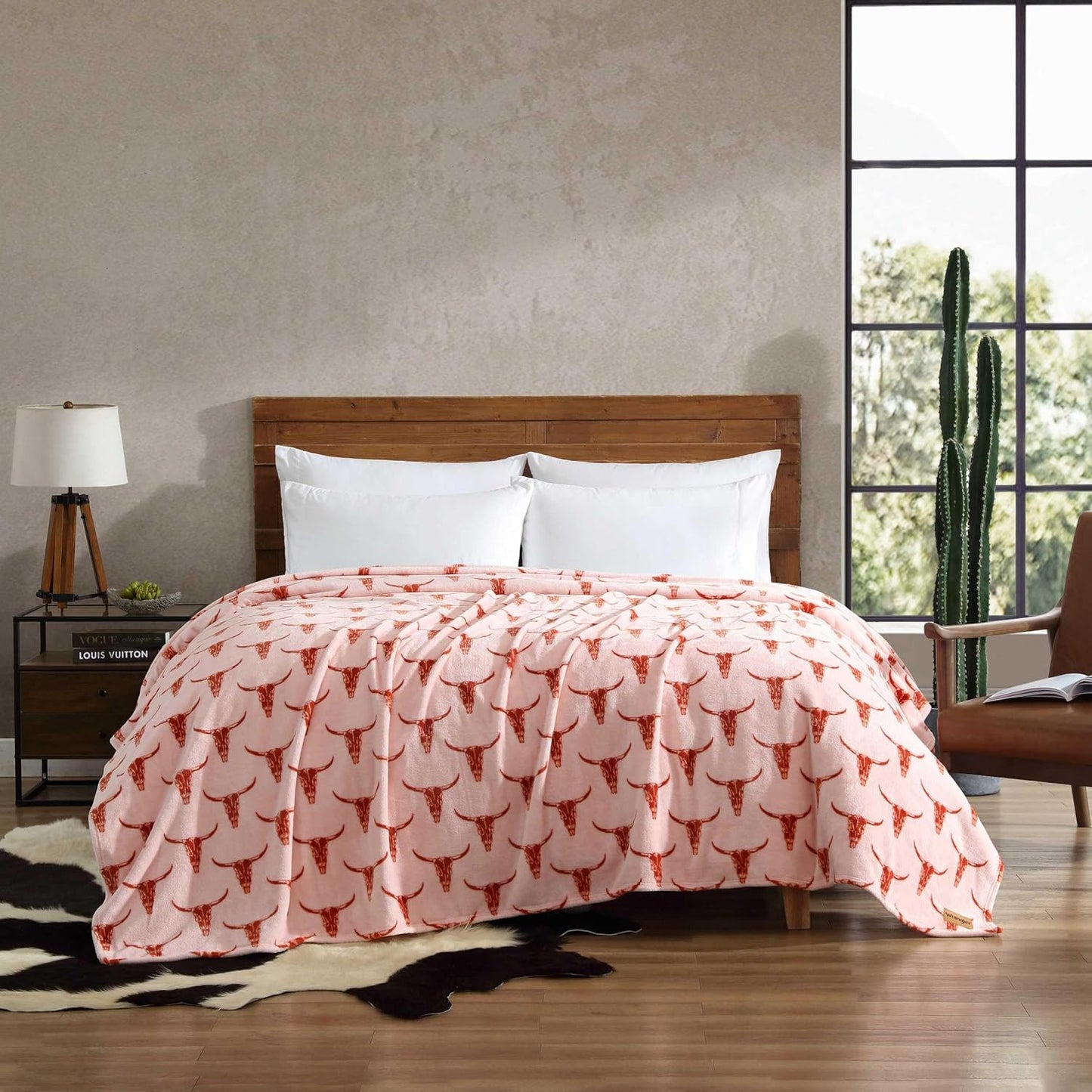 Wrangler Twin Blanket - Soft Plush Fleece Bedding for Comfort