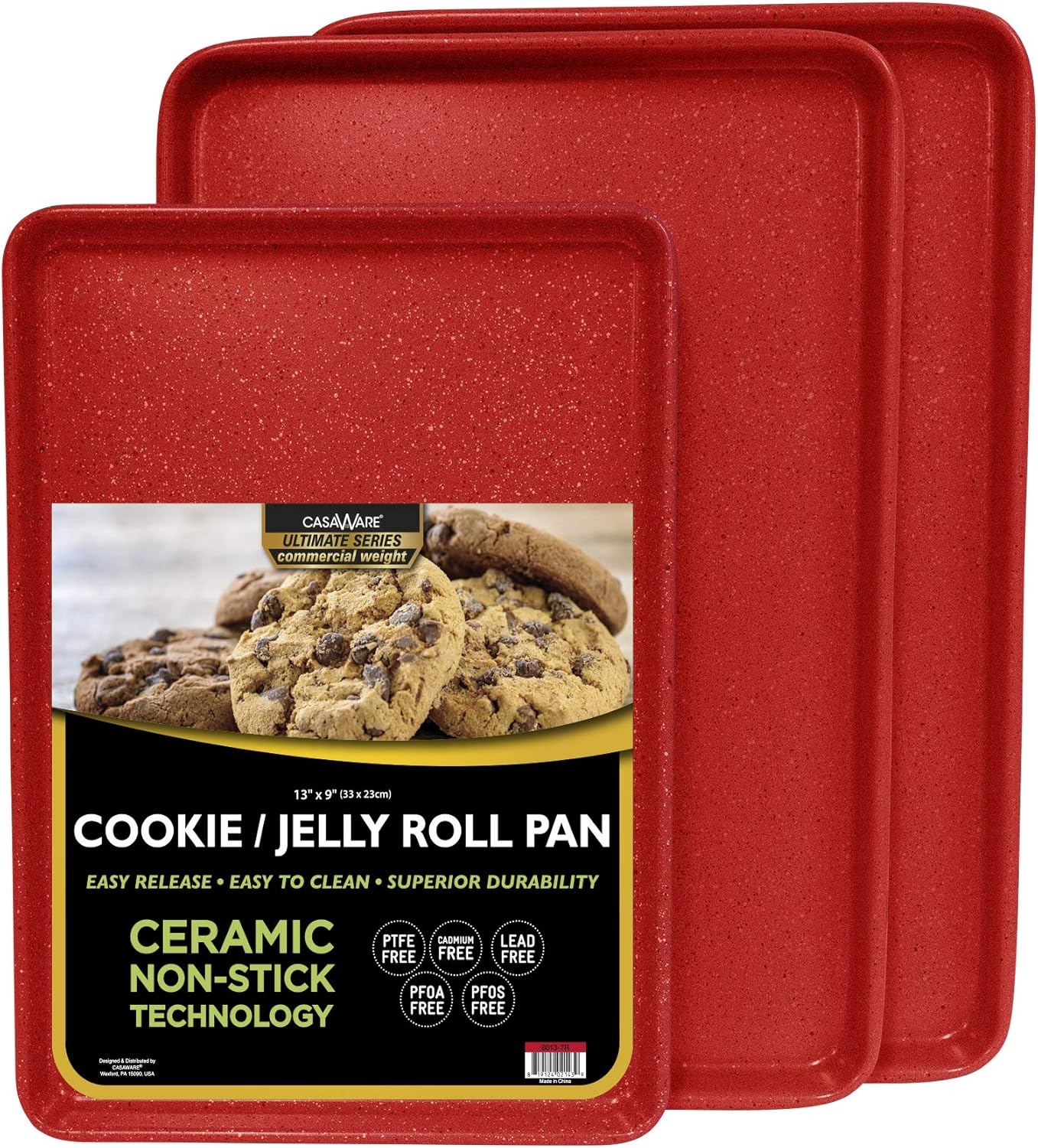 casaWare 3pc Ultimate Commercial Weight Cookie Sheet Set Review