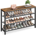 4 Tier Shoe Rack Organizer - Holds 16-20 Pairs, Vertical Storage