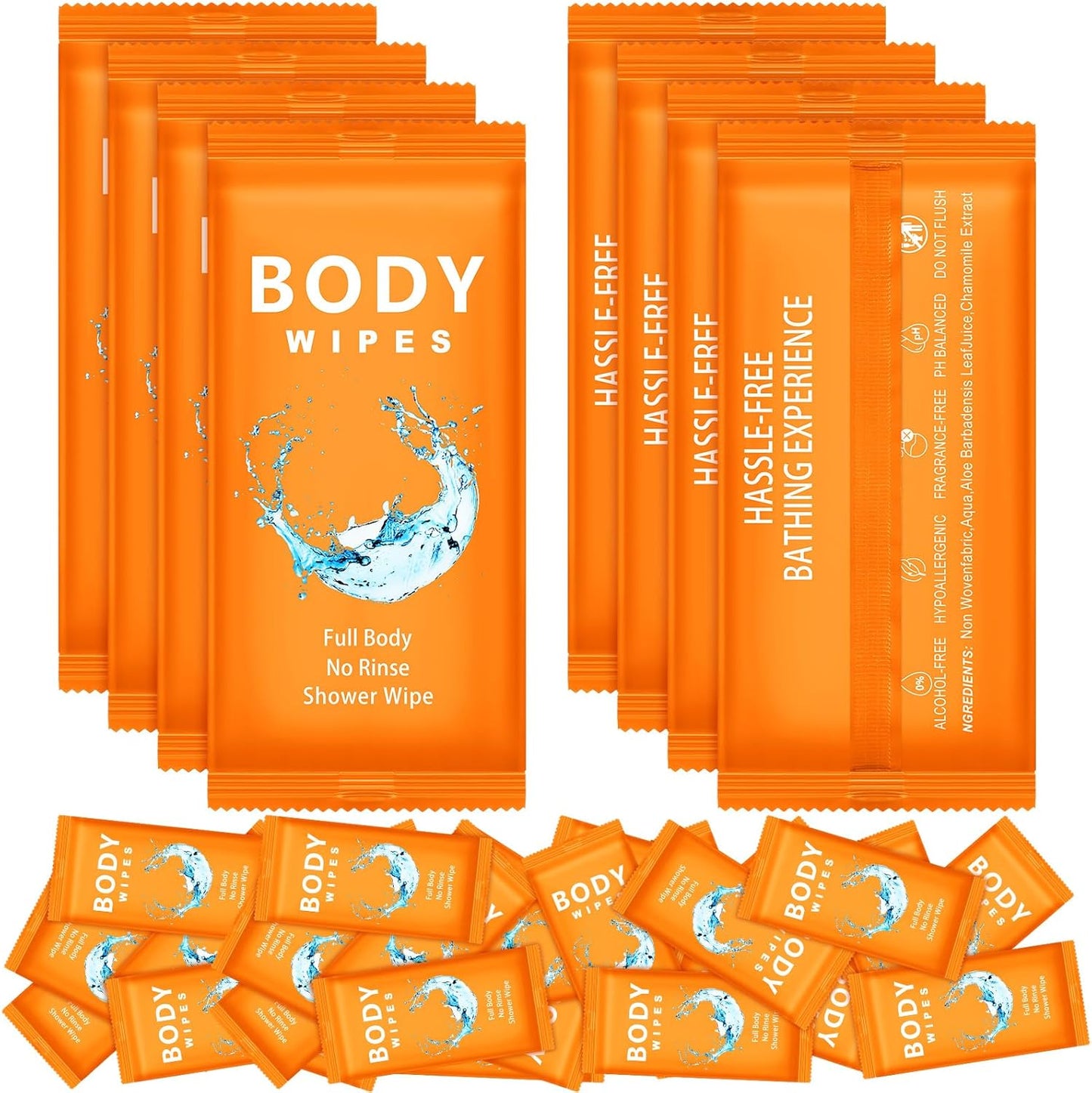 Treela 300 Pcs Large Body Wipes for Hygiene and Travel Needs