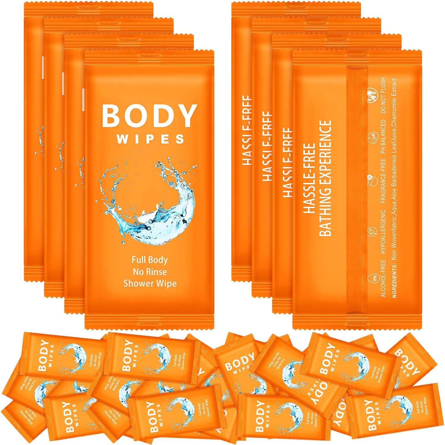 Treela 300 Pcs Large Body Wipes for Hygiene and Travel Needs