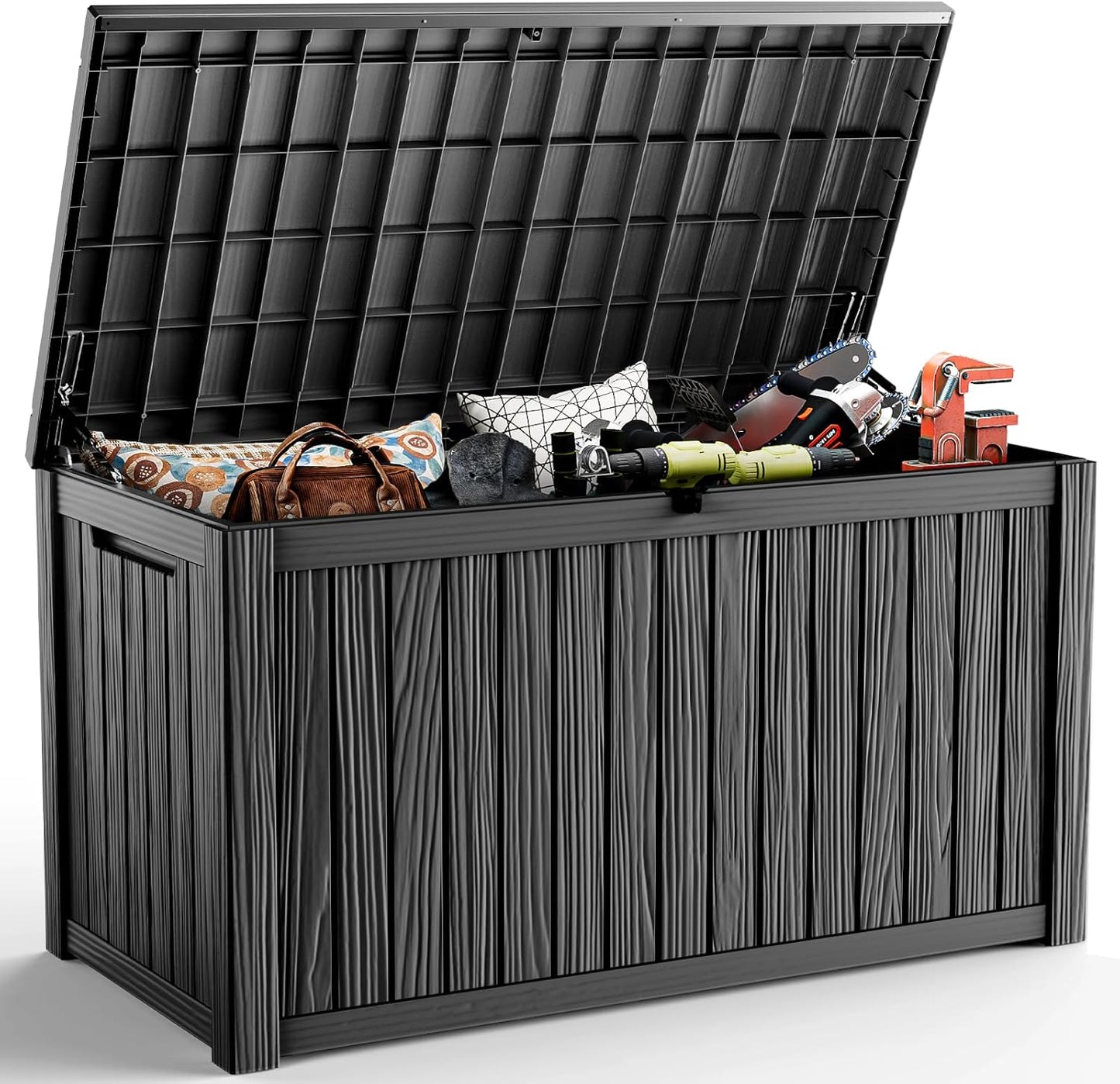 DRATO 180 Gallon Deck Box for Outdoor Storage and Organization