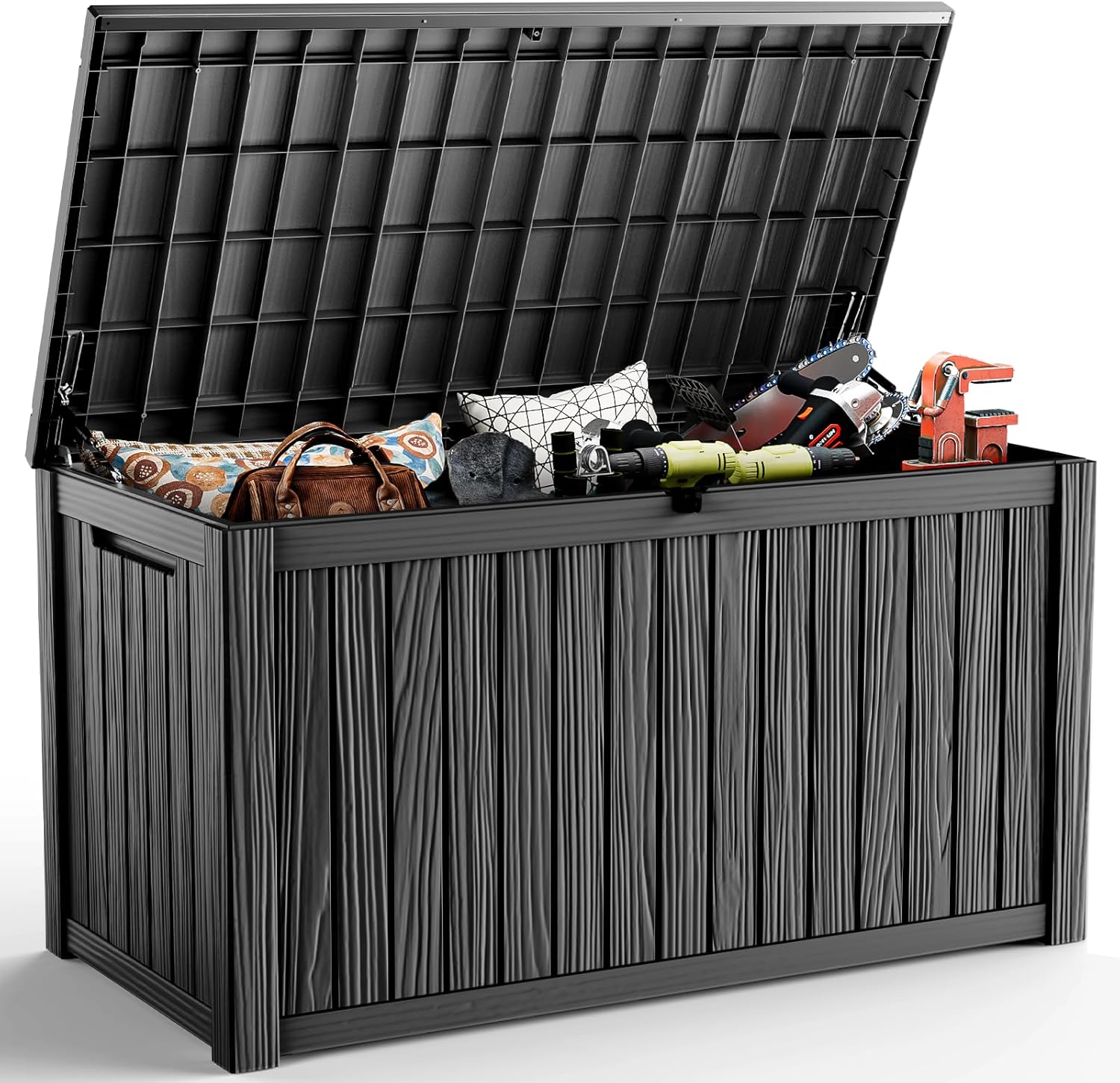 DRATO 180 Gallon Deck Box for Outdoor Storage and Organization