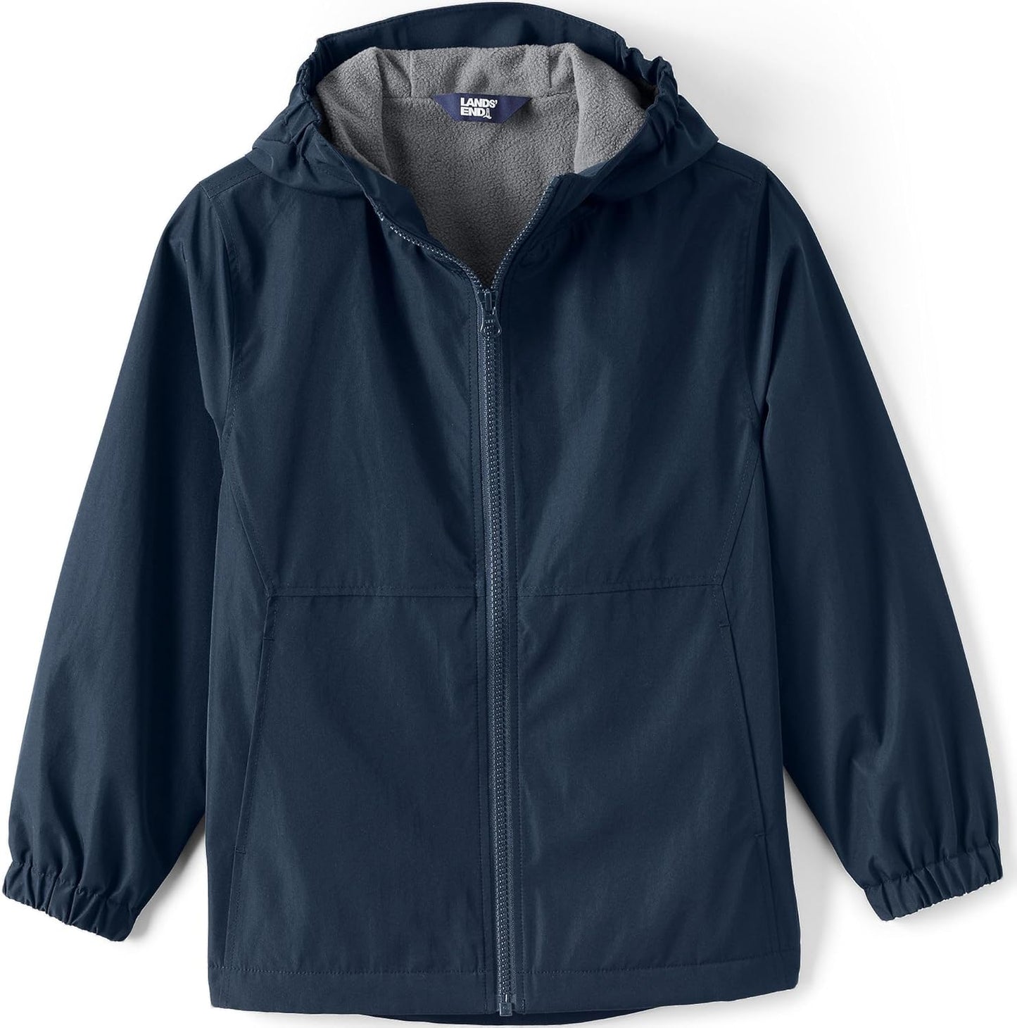 Lands' End Kids Rain Jacket: Water-Resistant and Warm