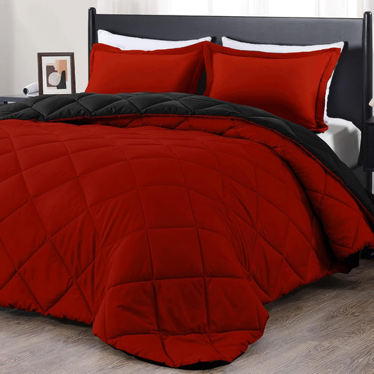 Downluxe Queen Comforter Set - Soft Bedding for All Seasons