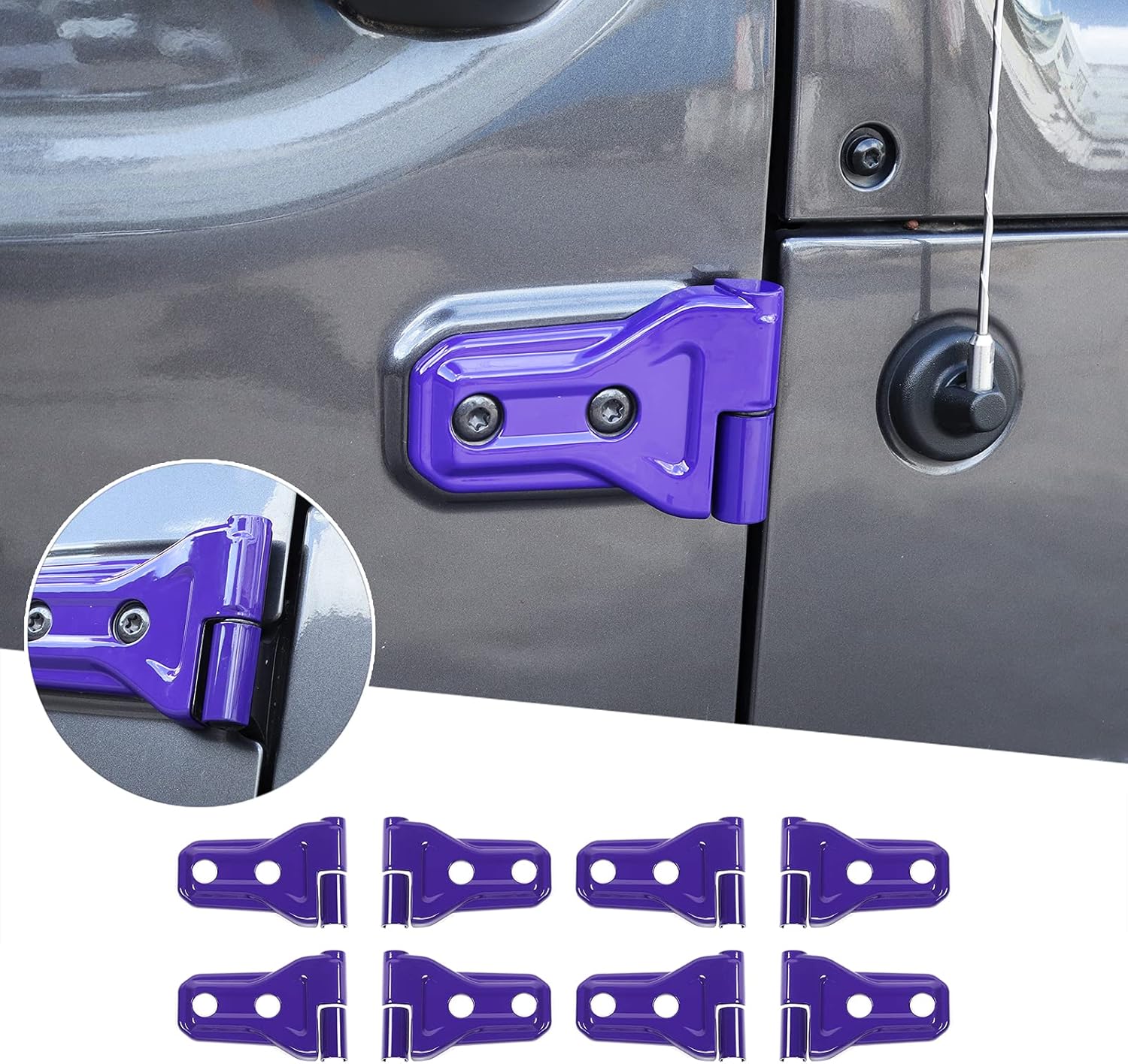 Jeep Wrangler JL Door Hinge Cover Trim for 2018-2023 Models