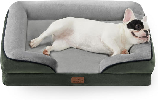Orthopedic Dog Bed for Medium Dogs - Waterproof Supportive Couch
