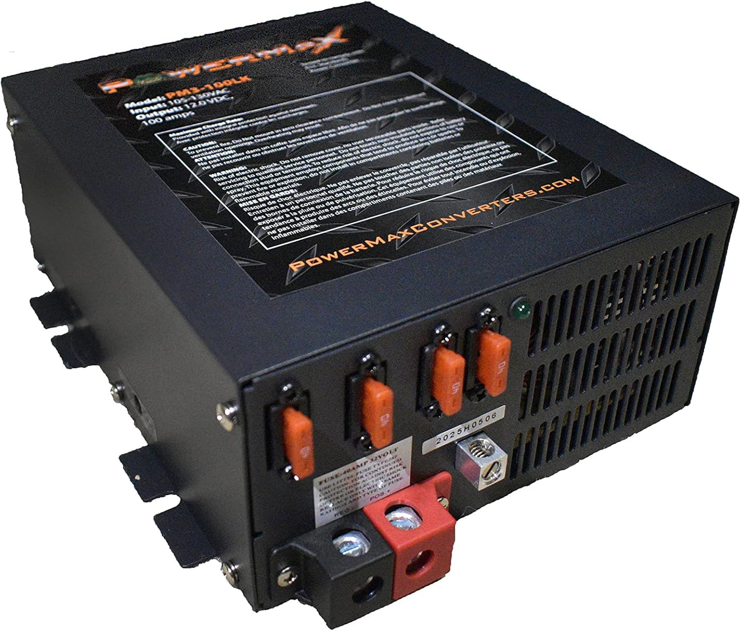 PowerMax PM3-100LK 110V to 12V DV Power Supply Converter Charger