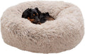 Furhaven 30ft Round Calming Donut Dog Bed for Medium/Small Dogs