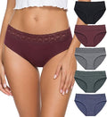 Cotton Panties for Women Bikini Underwear Hipster Lace - Comfortable