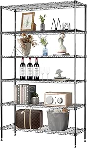 Heavy Duty 6 Shelf Wire Shelving Unit for Maximum Storage Space