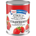 Duncan Hines Comstock Simply Pie Filling Strawberry (Pack of 8)