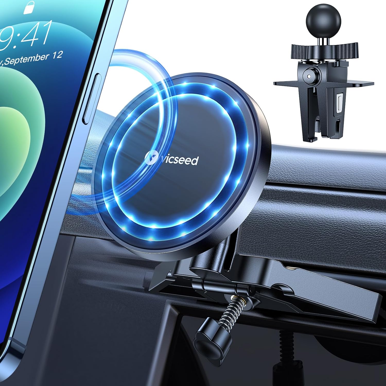 2024 Upgraded MagSafe Car Mount [Strongest Magnet] for iPhone Samsung