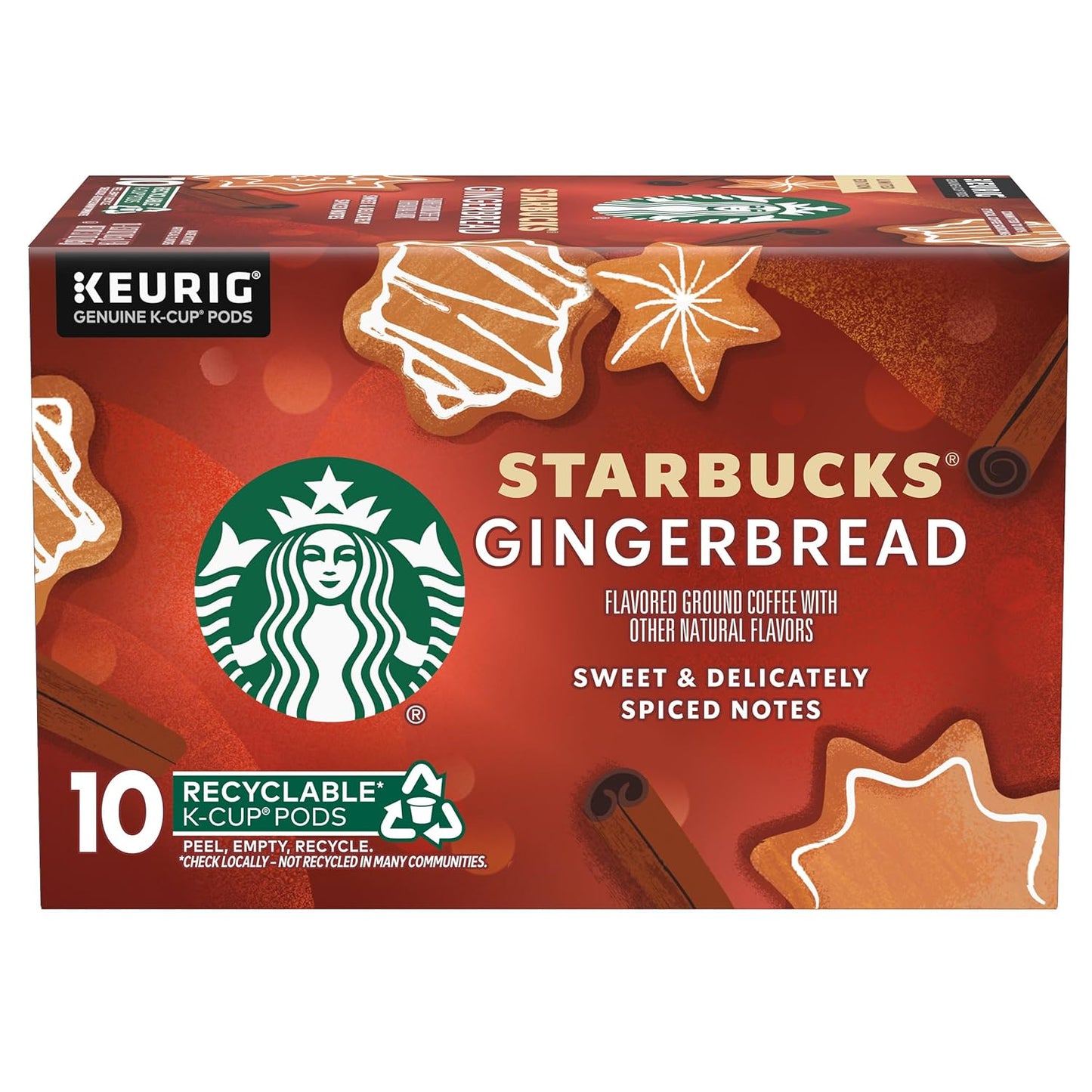 Starbucks Gingerbread K-Cup Pods - Limited Edition Holiday Blend