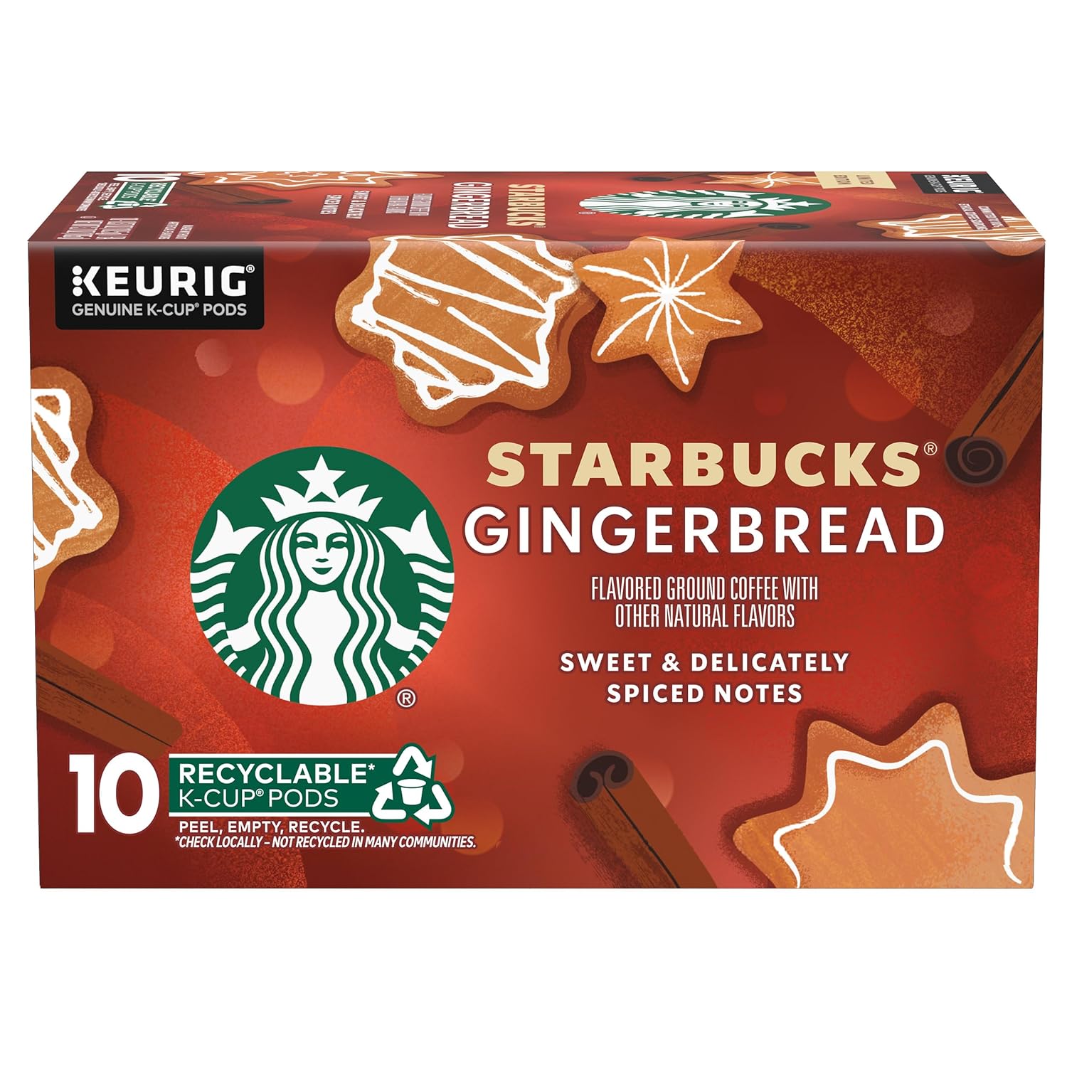 Starbucks Gingerbread K-Cup Pods - Limited Edition Holiday Blend