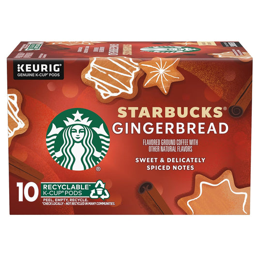 Starbucks Gingerbread K-Cup Pods - Limited Edition Holiday Blend