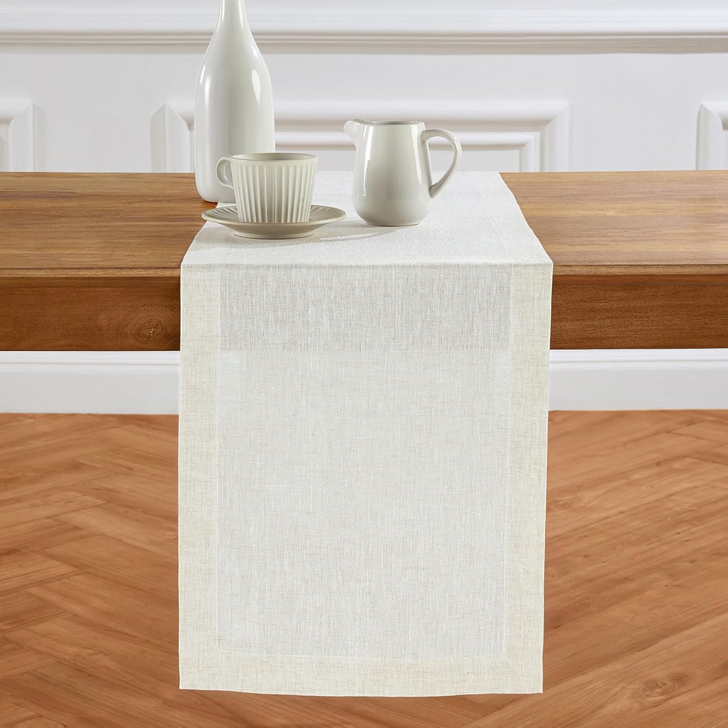 Linen Table Runner 14 x 60 Inch for Stylish Table Settings