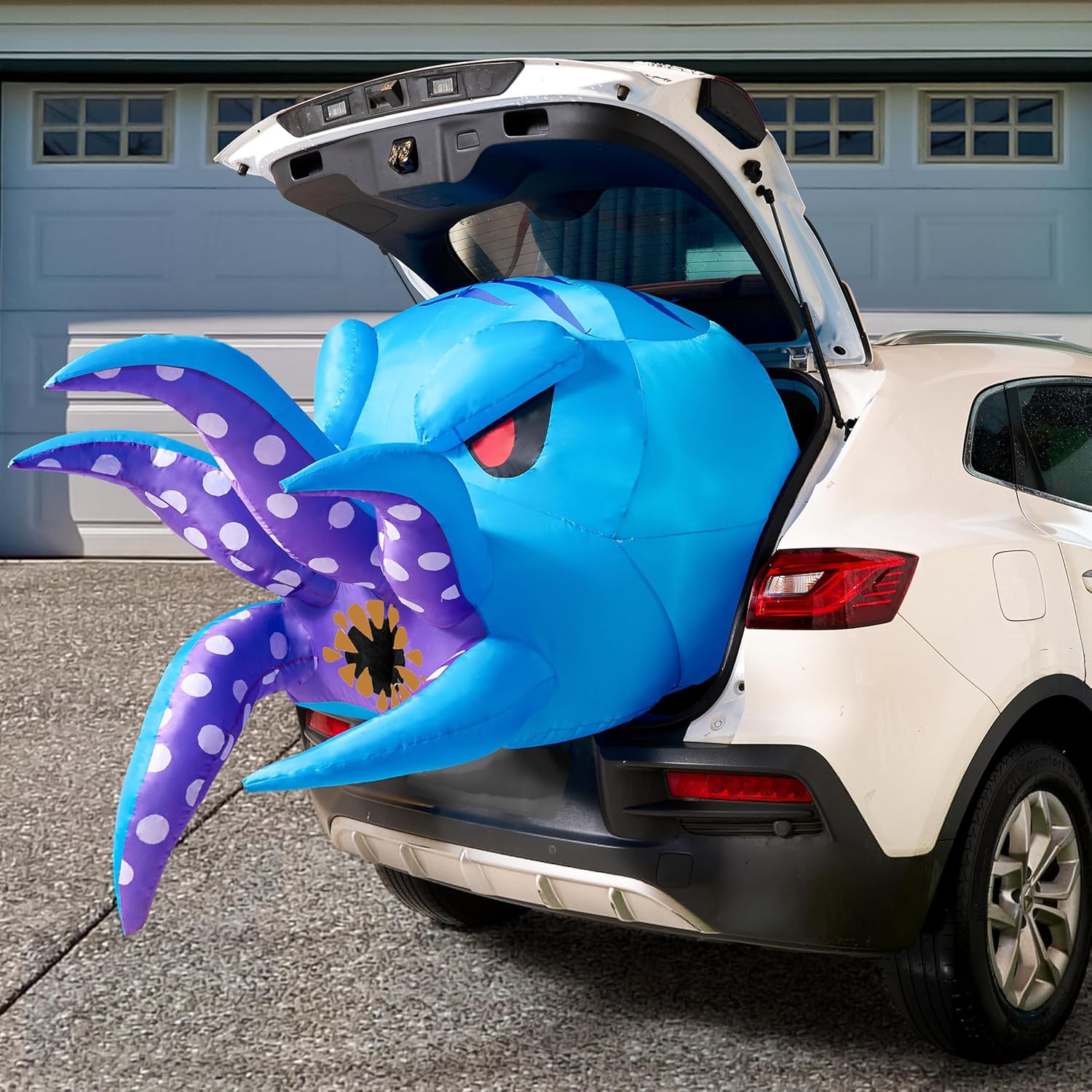 Halloween Inflatable Octopus Trunk or Treat Car Decoration