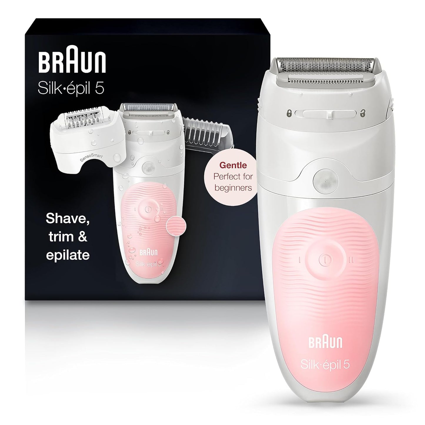 Braun Epilator Silk-epil 5 5-620 for Effortless Hair Removal