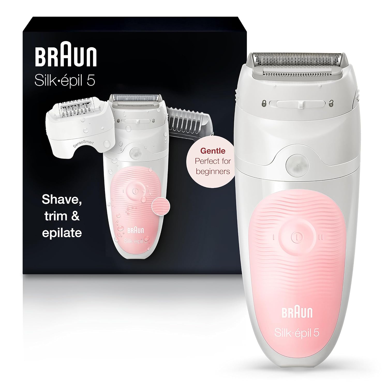 Braun Epilator Silk-epil 5 5-620 for Effortless Hair Removal