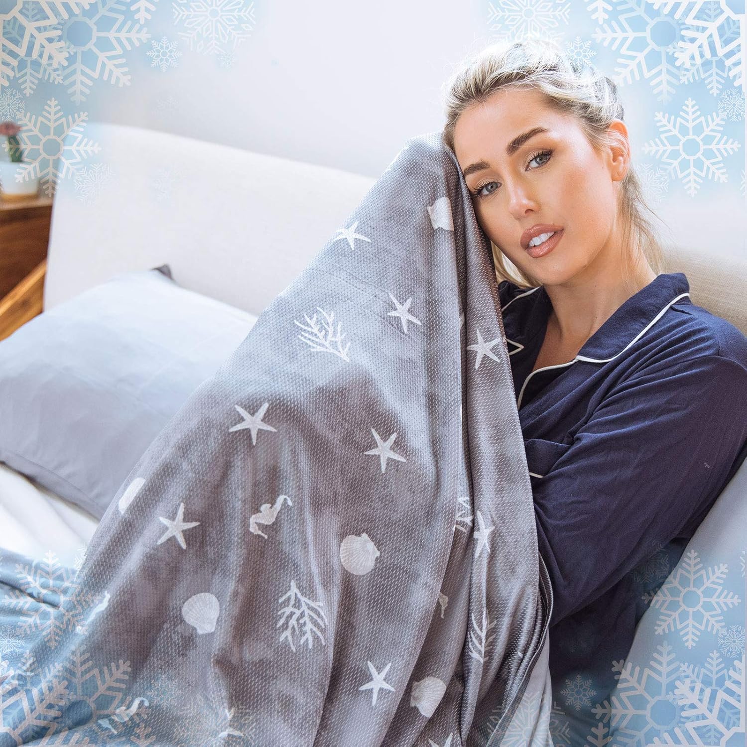Cooling Blanket with Double Sided Cold Effect for Hot Sleepers