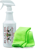 BugSlide 32 Oz Car Detailing Kit with Microfiber Towel - Waterless