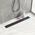 Neodrain 24-In Linear Shower Drain with Flat & Tile Insert - Sleek