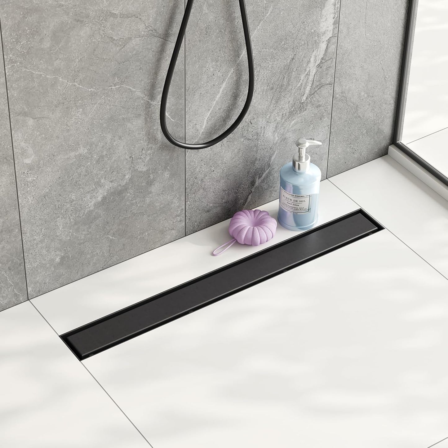 Neodrain 24-Inch Linear Shower Drain with Adjustable Feet