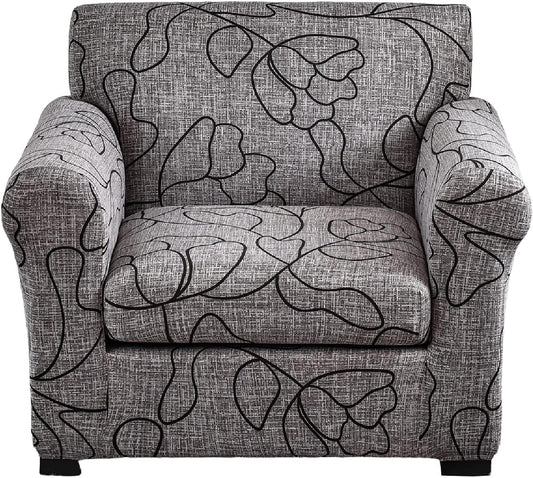 KRFOONN 2 Piece Chair Covers for Armchair Sofa Slipcover