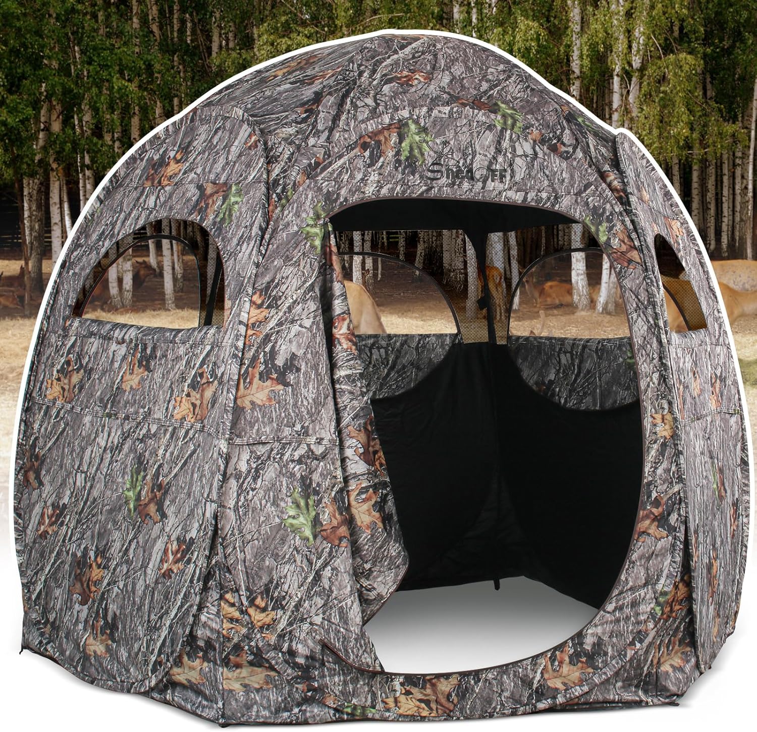 Hunting Blind for 1-3 Person Quick Set Pop Up Ground Blinds