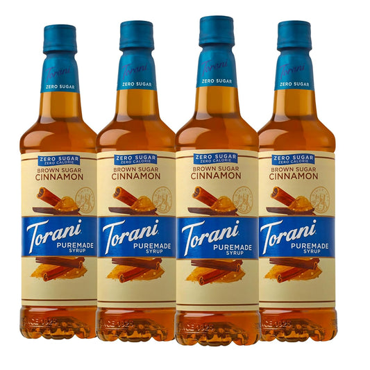 Torani Puremade Zero Sugar Brown Sugar Cinnamon Syrup 25.4 fl oz