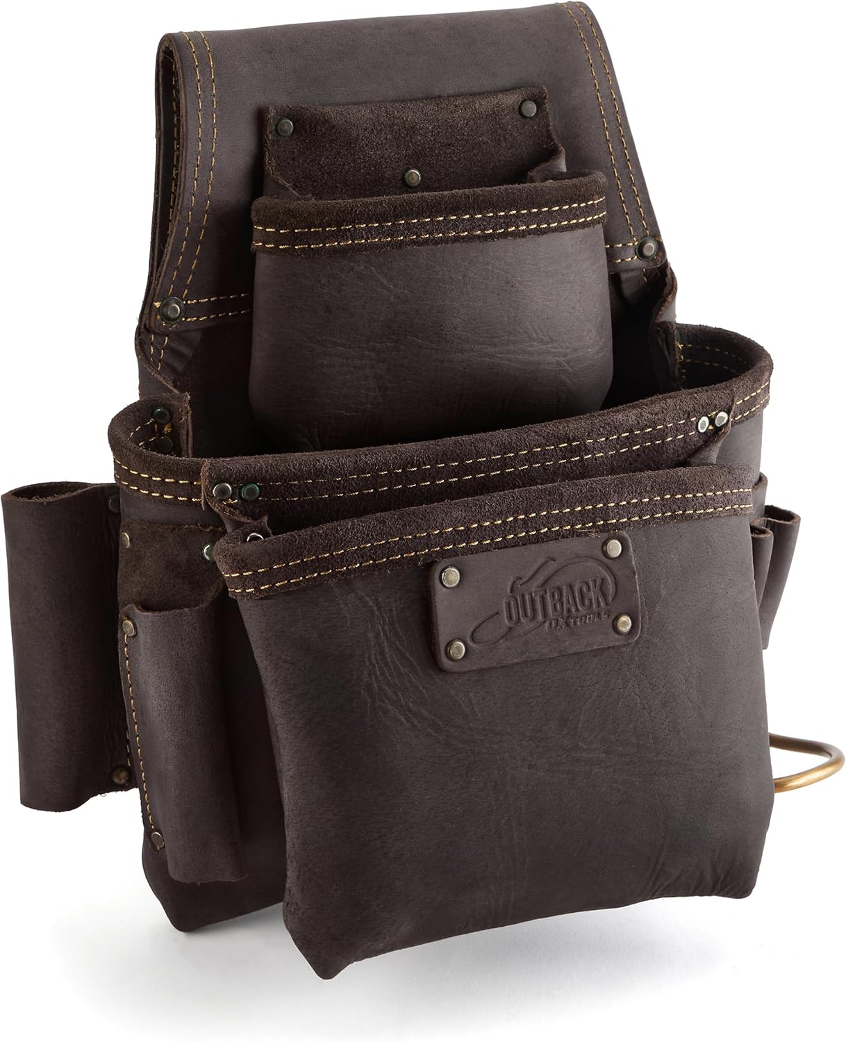 OX Tools Pro Oil-Tanned Leather Tool Pouch Set for Professionals