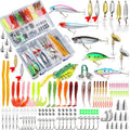 327PCS Fishing Tackle Lures Bait Kit Set - Complete Freshwater Kit