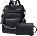 Shrrie Vegan Leather Laptop Backpack for Women - Stylish & Durable