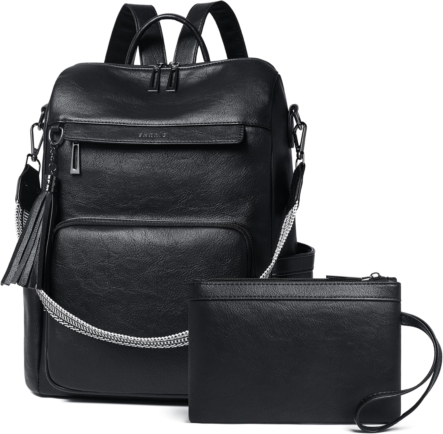 Shrrie Vegan Leather Laptop Backpack for Women - Stylish & Durable