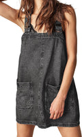 Womens Denim Overalls Dress for Casual Summer Style and Comfort