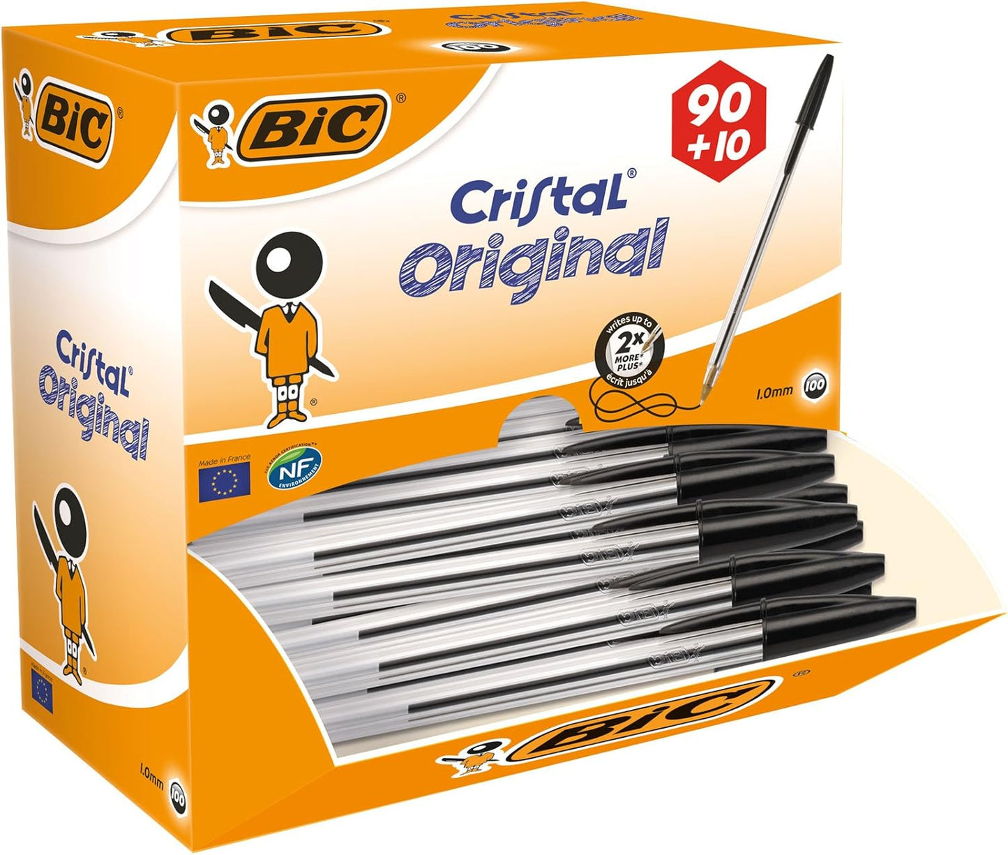 BIC Cristal Original Ballpoint Pens for Smooth Writing Needs