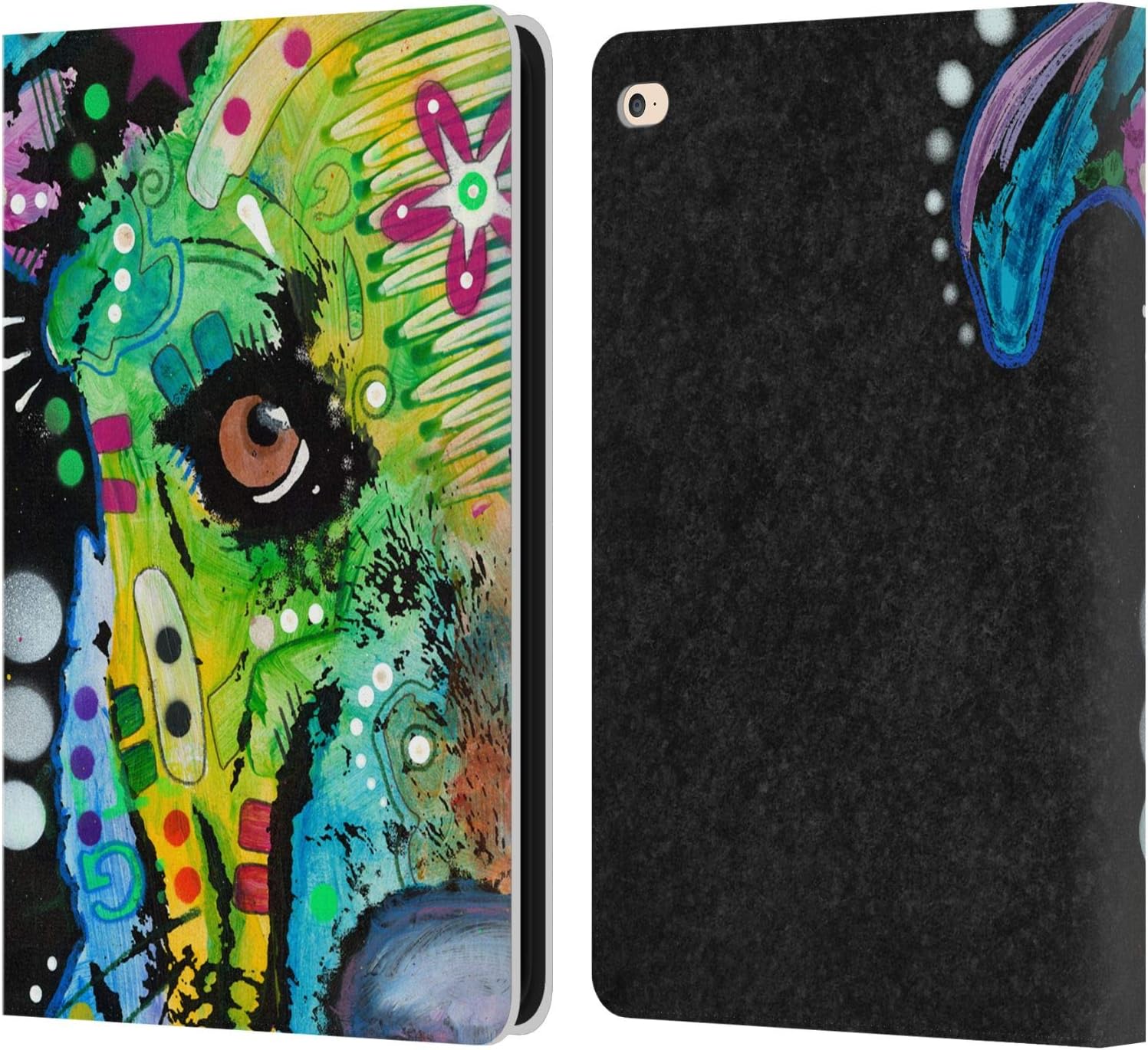 Dean Russo Bulldog Leather Wallet Case for iPad Air 2 (2014)