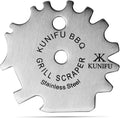 KUNIFU BBQ Grill Scraper: Bristle-Free & Versatile