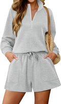 KISSMODA 2 Piece Sets for Women Sweatsuit Casual Tracksuits Women's