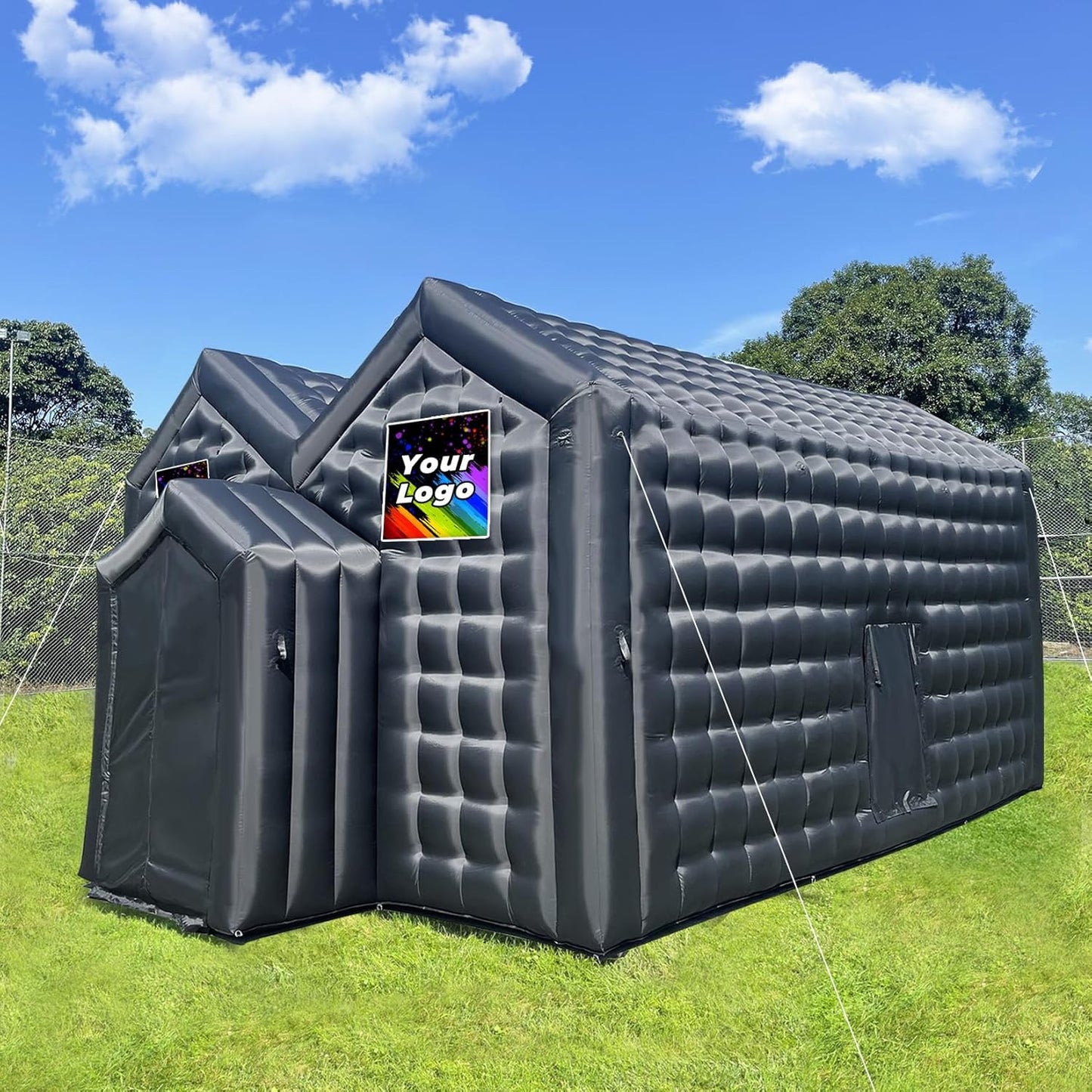 Ultimate Party Vibe: Inflatable Nightclub Tent 23x16.5x12 Ft