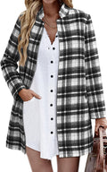 Angashion Womens Coat: Stylish Mid-Long Open Front Cardigan