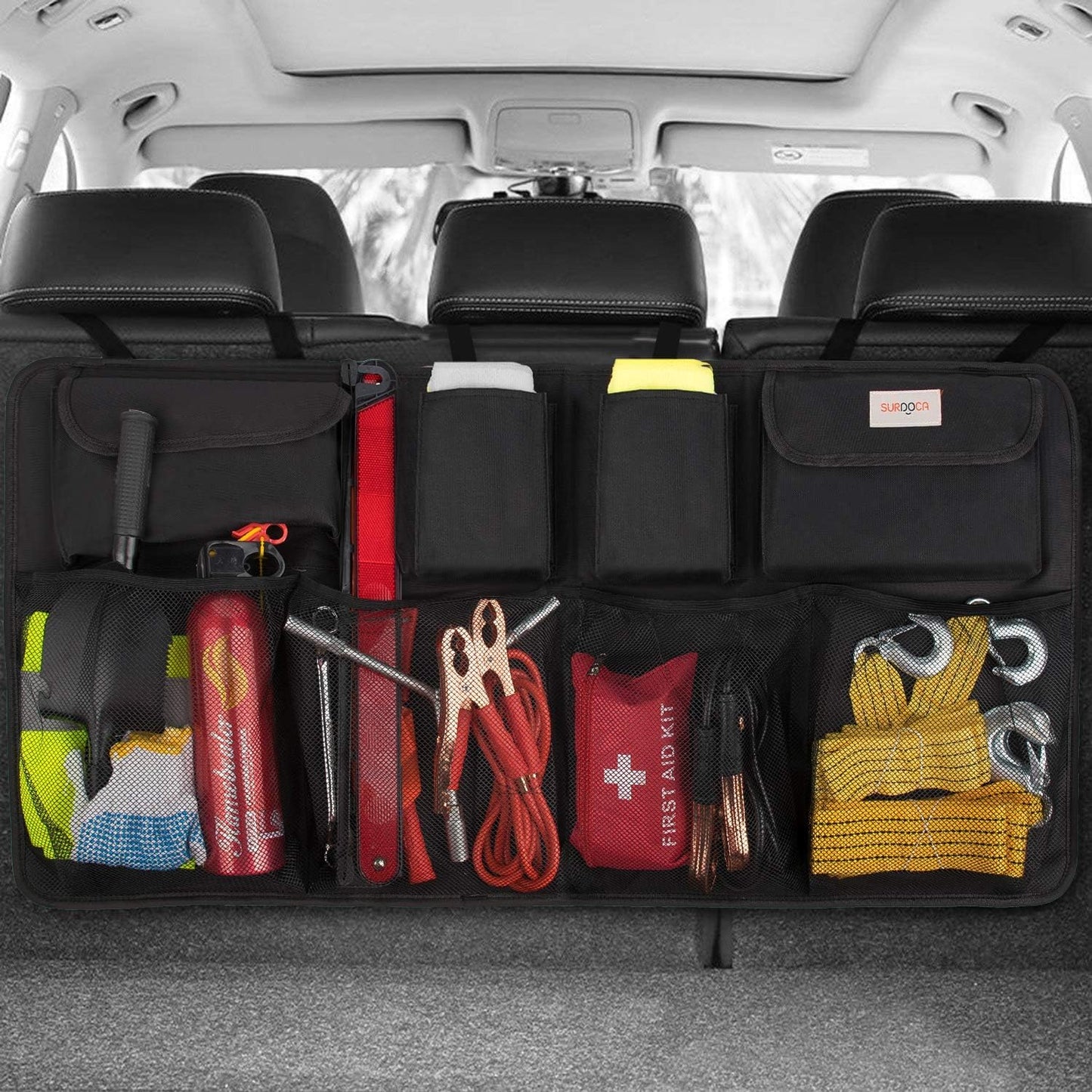Ultimate Car Trunk Organizer by SURDOCA - Max Capacity!
