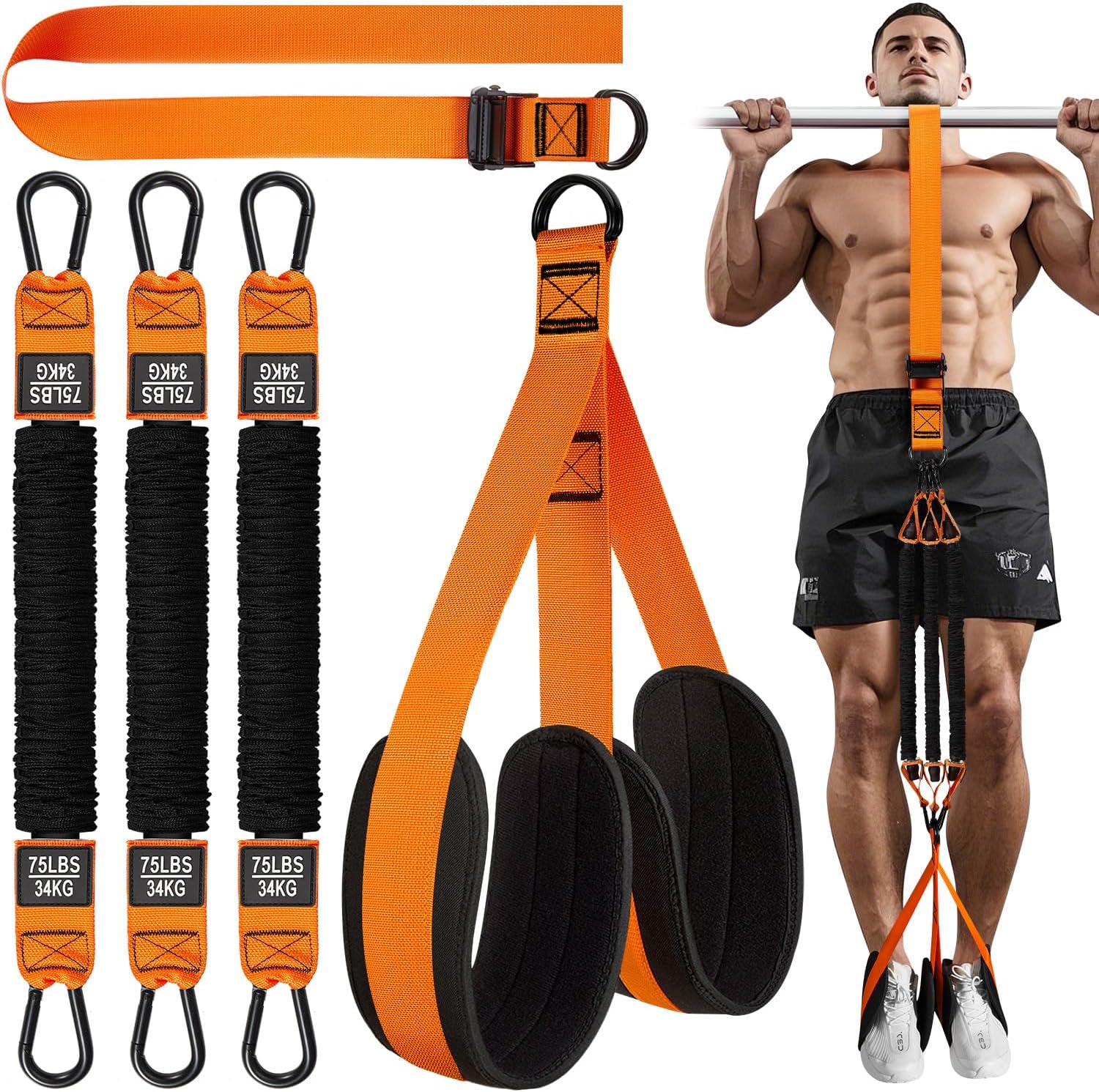 HPYGN Pull Up Assistance Bands for Strength Training Workouts