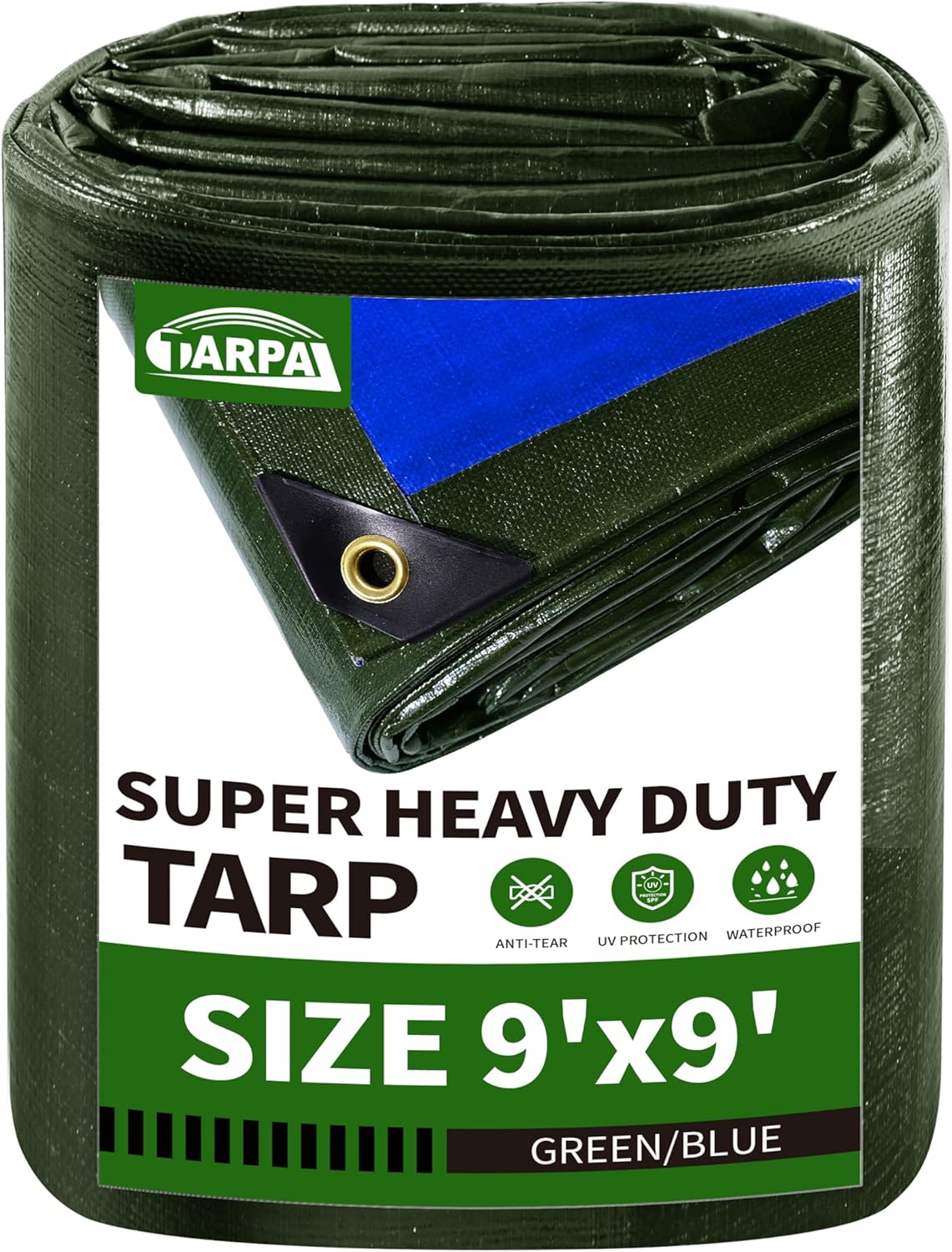Heavy Duty Waterproof Tarp 16mil Thick for All Weather Use