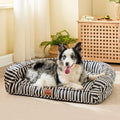Dog Bed for Large Dogs - Washable Canvas Pet Beds for Comfort