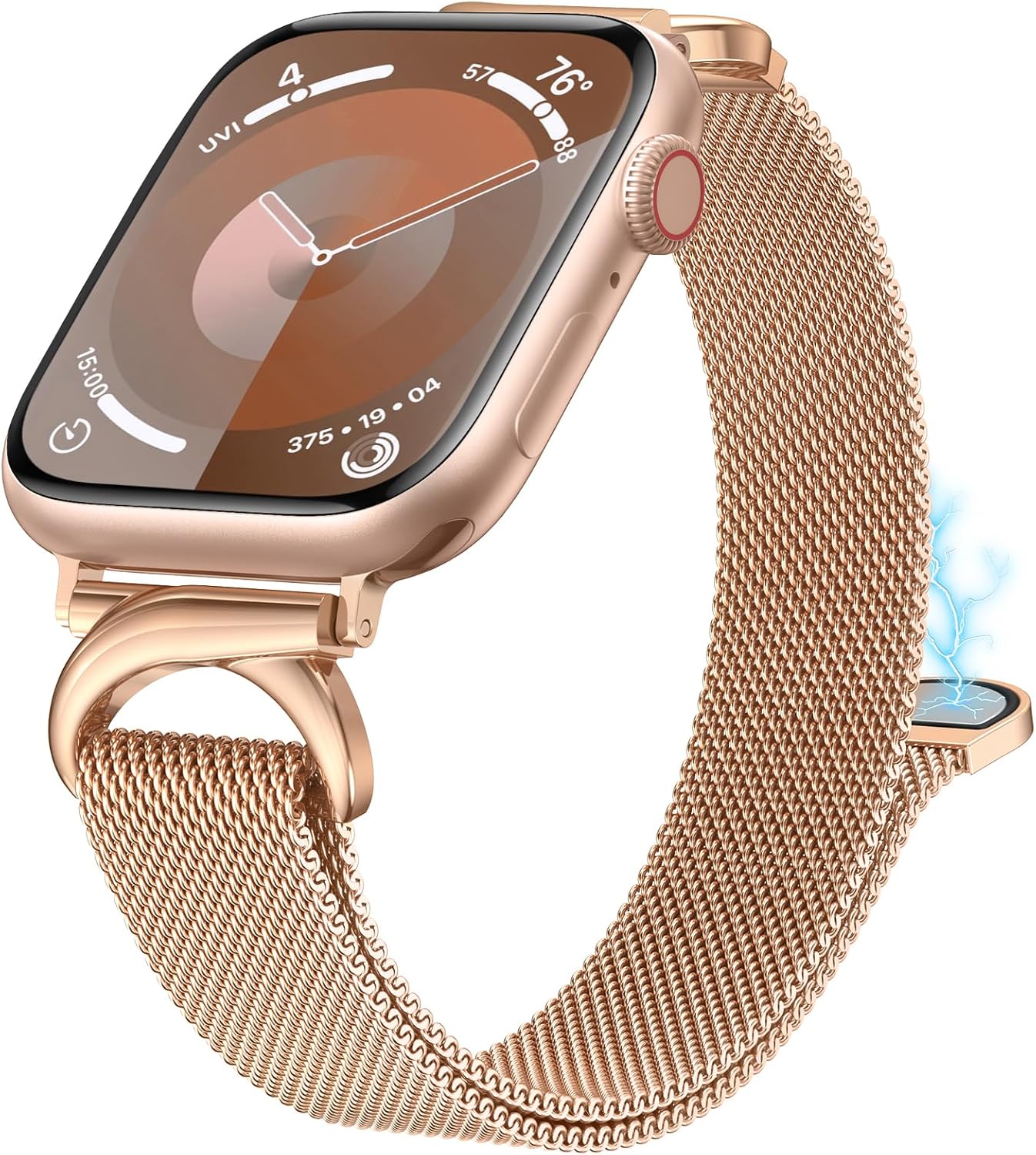 BEEXI Stainless Steel Magnetic Loop for Apple Watch