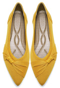 Pointed Toe Flats for Women Ballet Flats Comfortable Dressy Knit heel