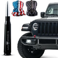 Alpha Defense Round Style 50 Cal Antenna 5.5in - Rugged Radio Upgrade